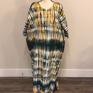 A Long Oversized African Print Tunic